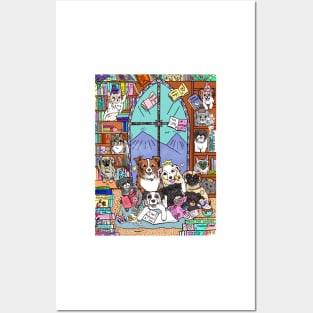 Pets in the Magic Library Posters and Art